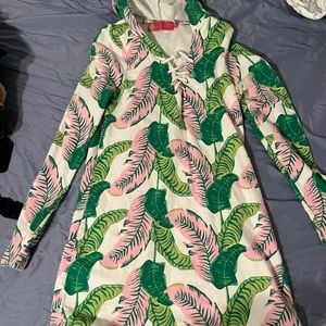 Floral swimsuit coverup dress